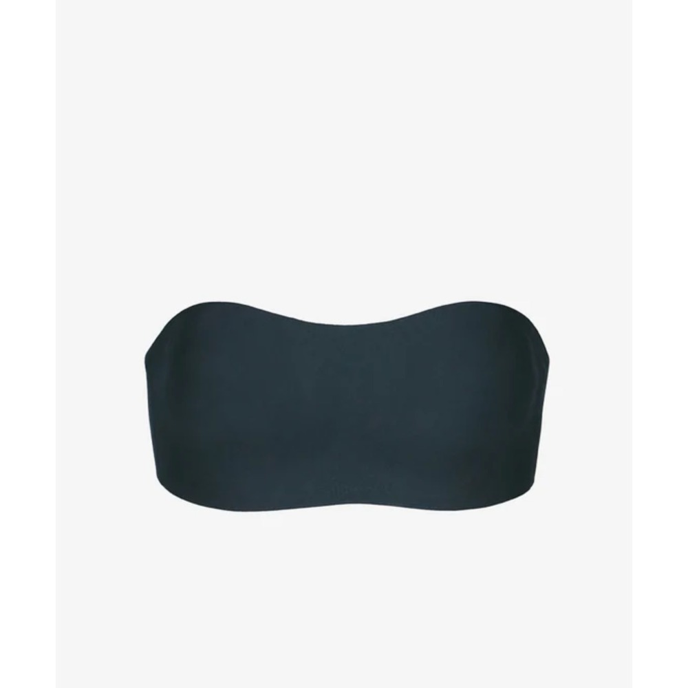 Commando Black Butter Soft Support Strapless Bralette Bra Size L Wireless Padded